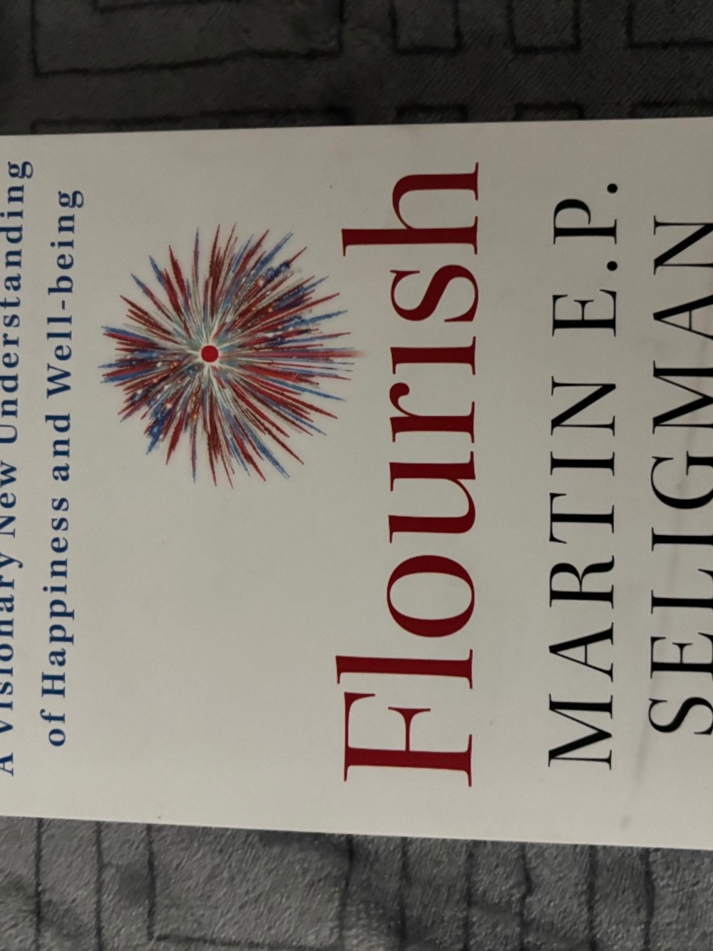 Flourish by Martin Seligman book New